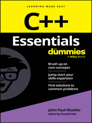 C++ Essentials For Dummies - ebook